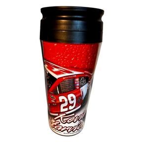 Vintage NASCAR #29 Kevin Harvick Budweiser Travel Mug New Old Stock